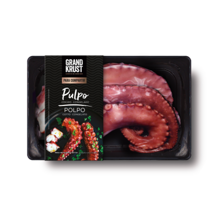 Polpo cotto 1/3 tentacoli congelatto