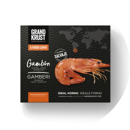 Frozen argentine red shrimp 1kg